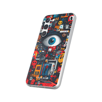 Digital Eye Blue Samsung S23 Plus Case - Soft