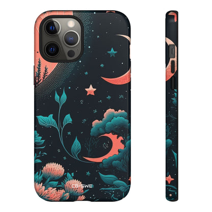 Cosmic Floral Dreams - iPhone Case