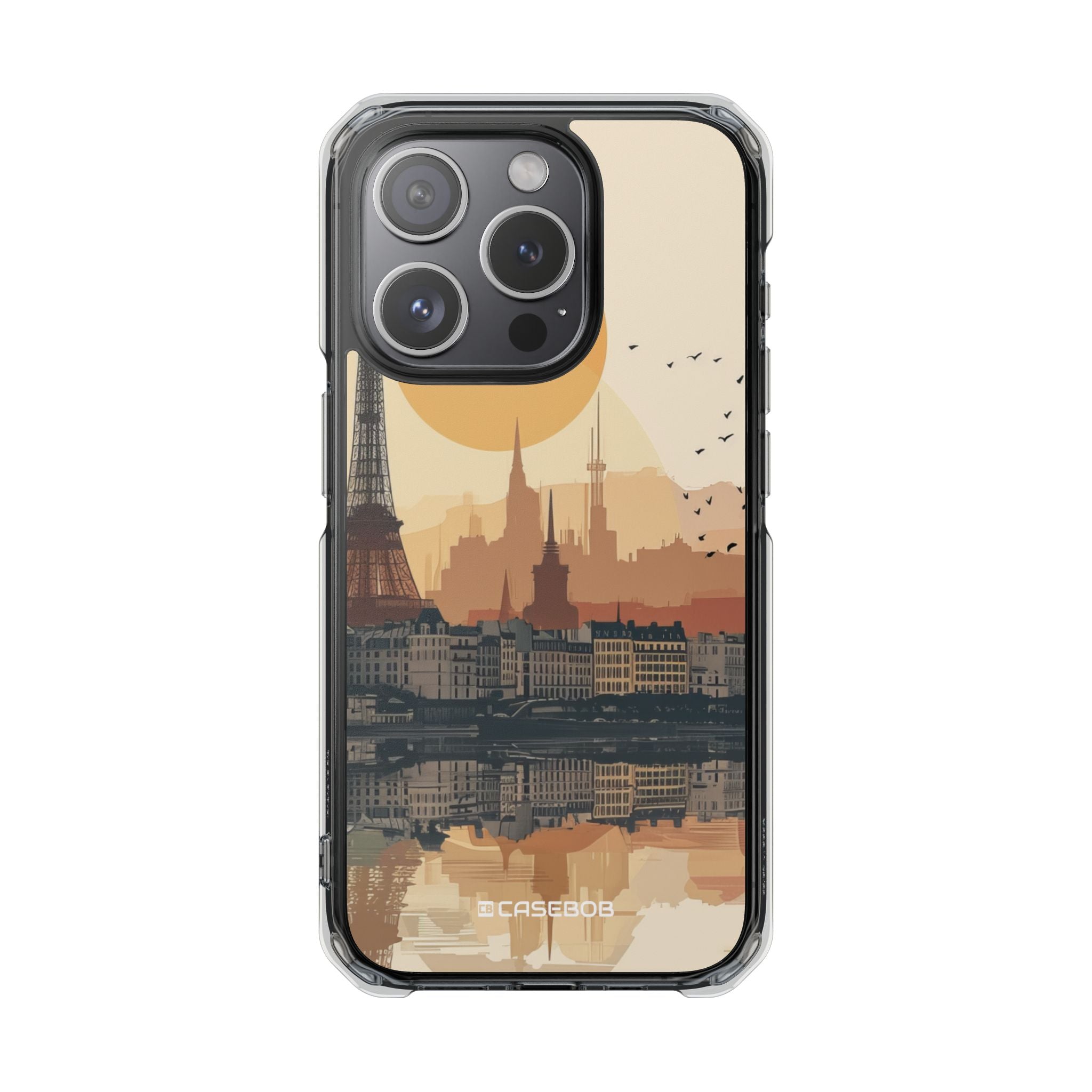 Parisian Sunset Serenity - Phone Case for iPhone