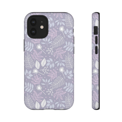 Purple Mona Leaf - Protective Phone Case