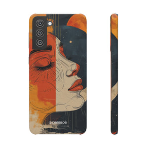 Celestial Duality | Slim Phone Case for Samsung