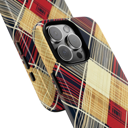 Plaid Diamond Tapestry iPhone 16 - Tough
