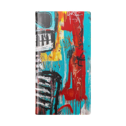 Neon Skull Chaos - Samsung S23 Ultra Case - Wallet