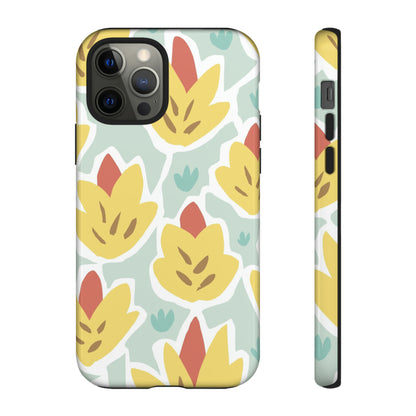 Summer Yellow Happy Flower - Protective Phone Case