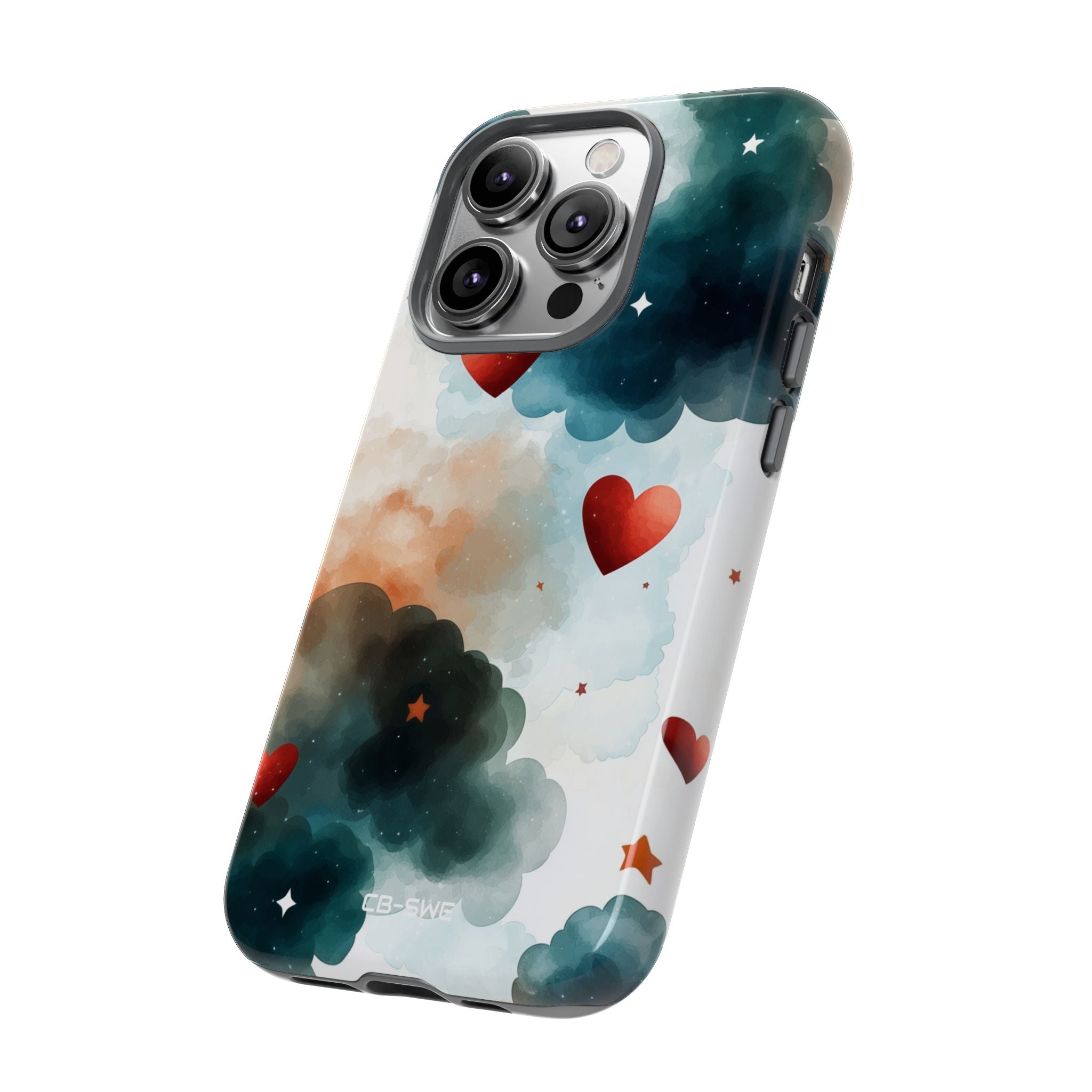 Floating Hearts Dance - iPhone Case