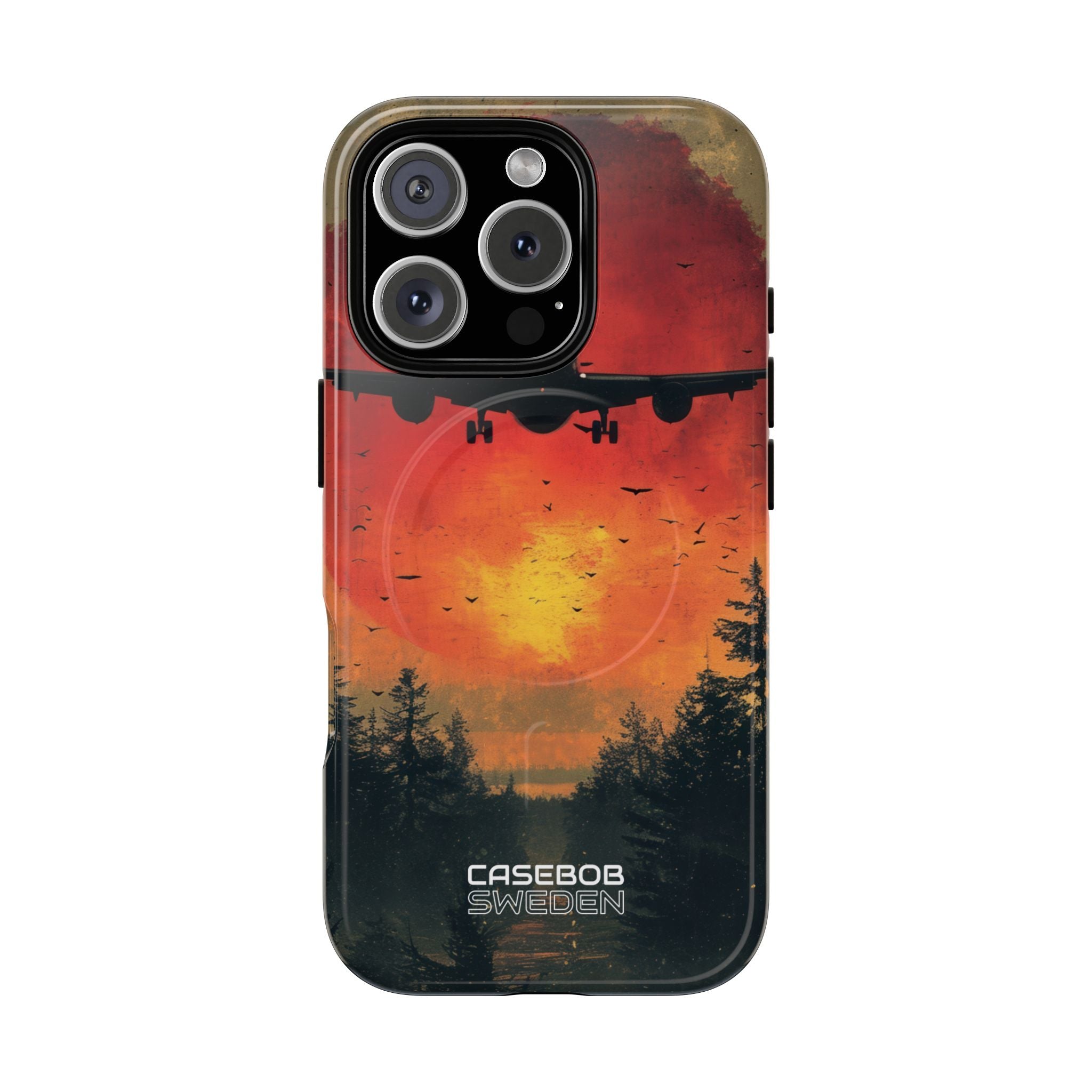 Crimson Sky Flight iPhone 16 - Tough+