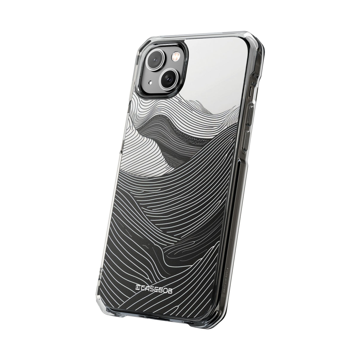 Optical Fluidity - Phone Case for iPhone (Clear Impact - Magnetic)