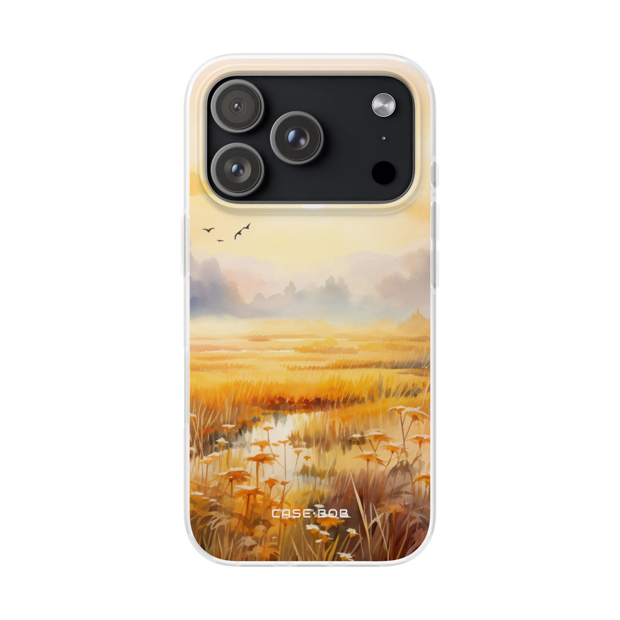 Glowing Sunrise iPhone 17 Pro Case - Soft