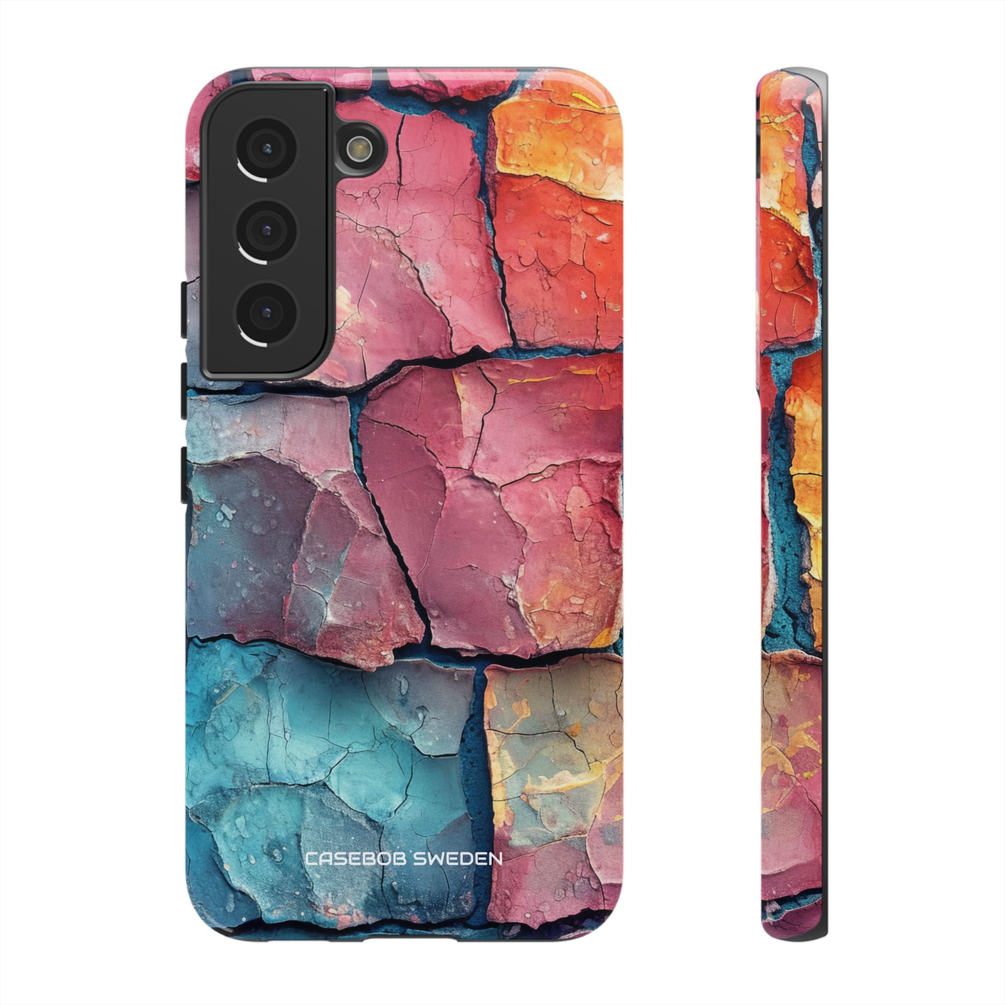 Cracked Earth Mosaic - Tough Samsung S22 Phone Case