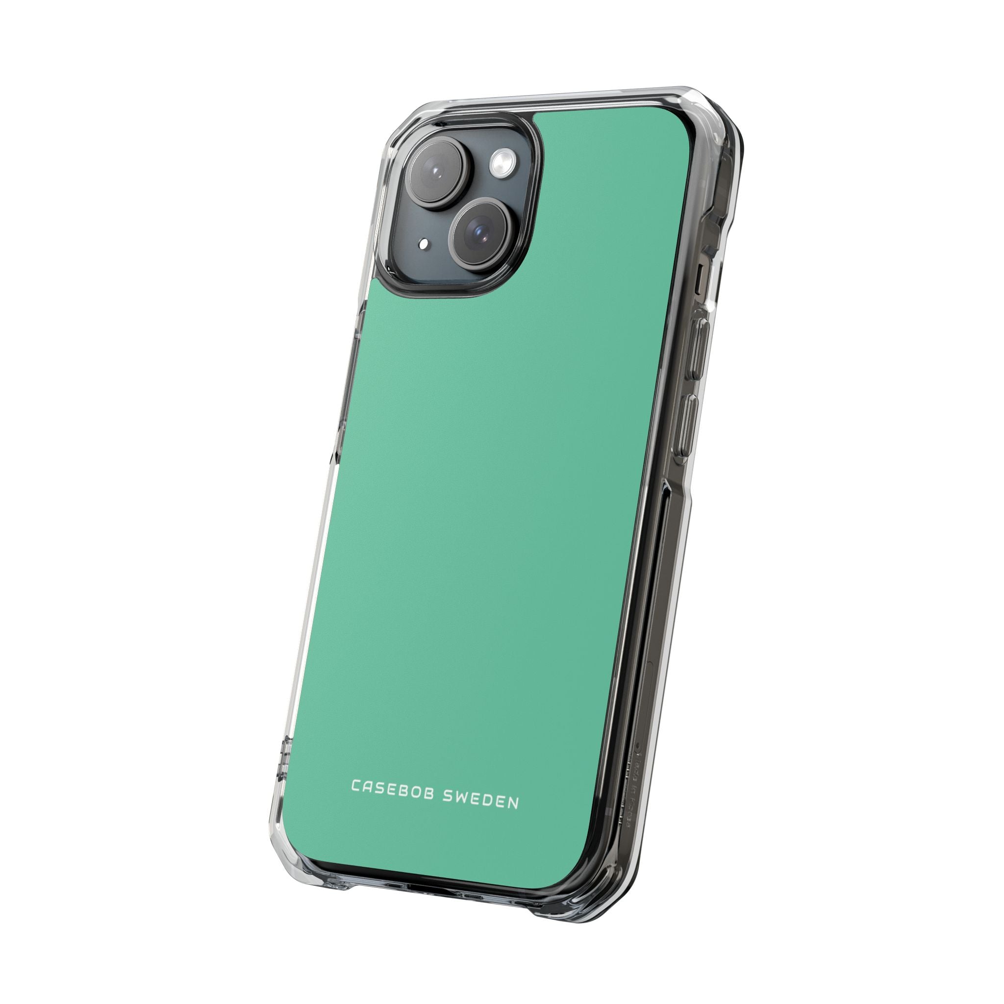 Medium Aquamarine iPhone 15 - Clear Impact Phone Case