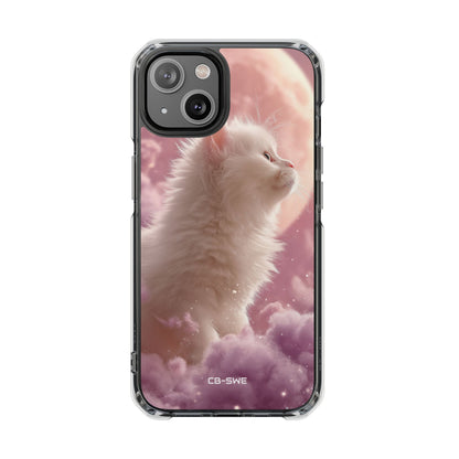 Lunar Cat Soars iPhone Case - Impact