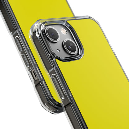 Titanium Yellow - Clear Impact Case for iPhone