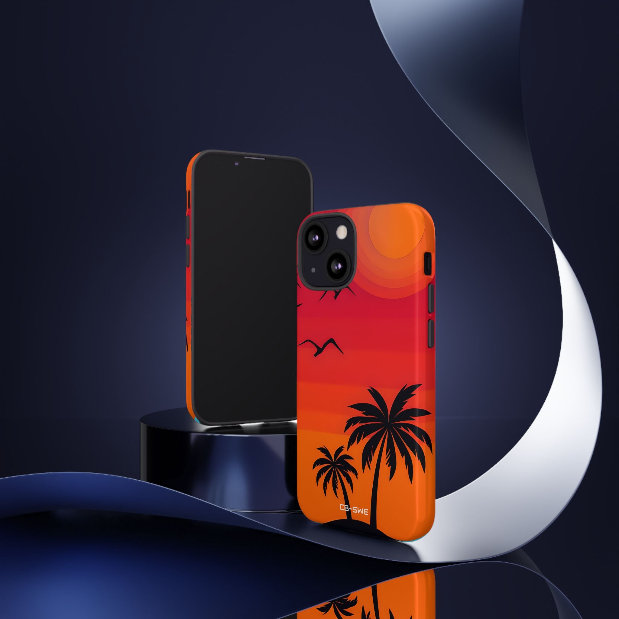 Summer Sunset Silhouettes - iPhone Case