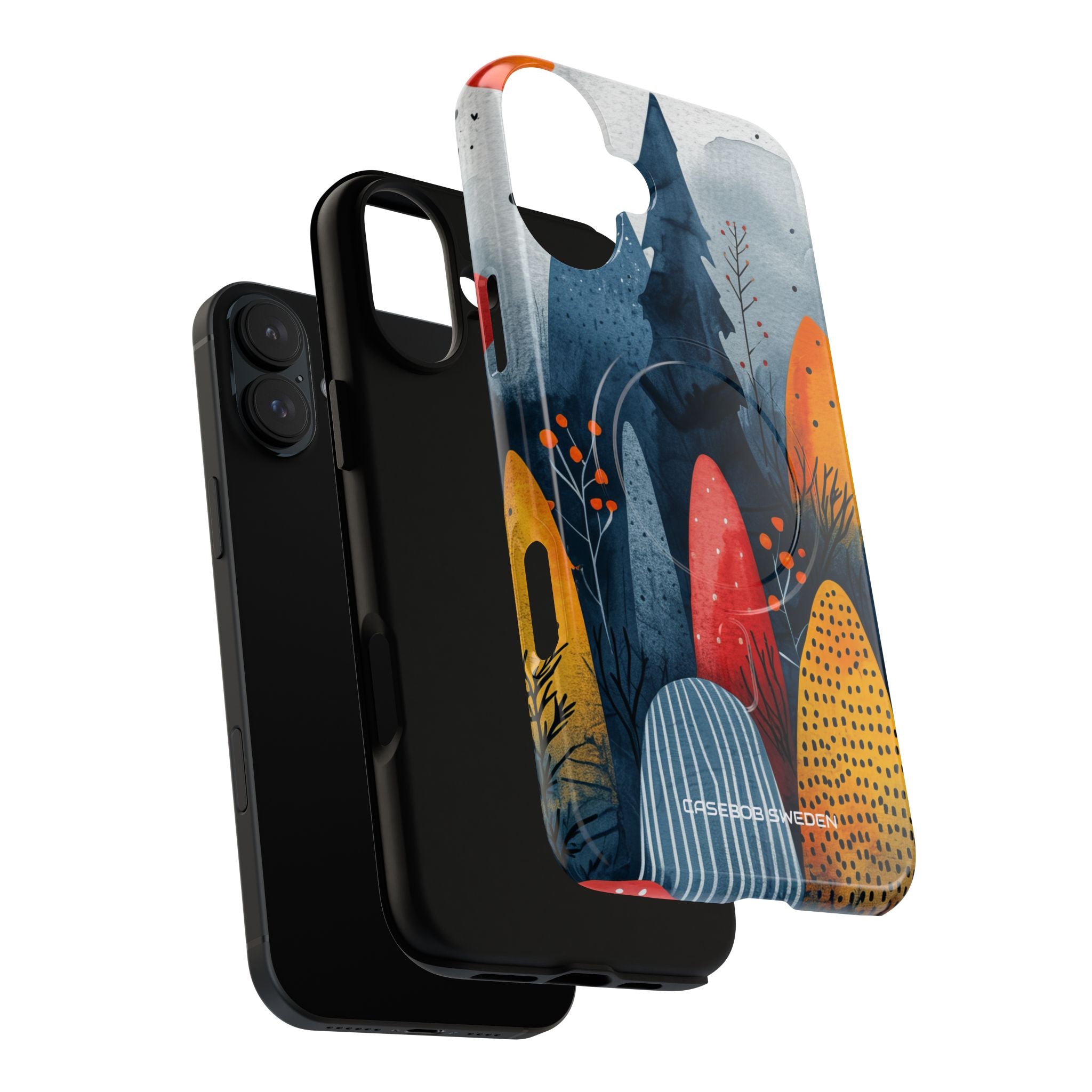 Whimsical Nature - Tough + MagSafe® iPhone 16 Phone Case