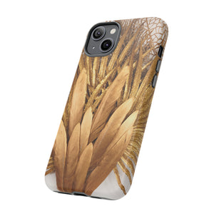 Gold Feather - Protective Phone Case