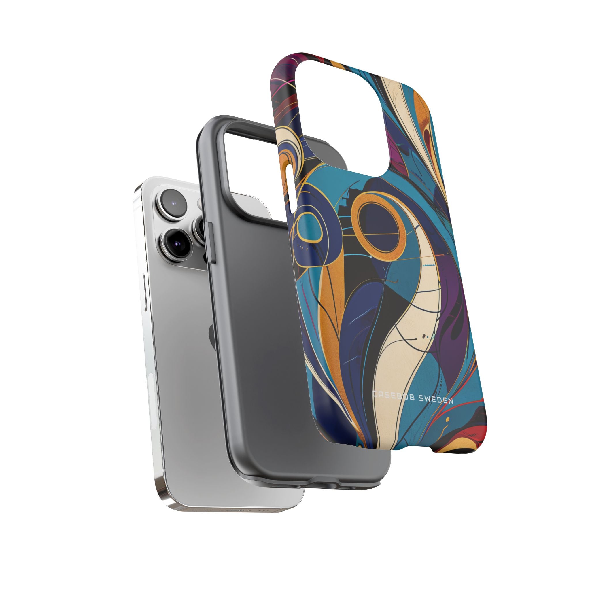 Vintage Vortex Harmony iPhone 14 - Tough Phone Case