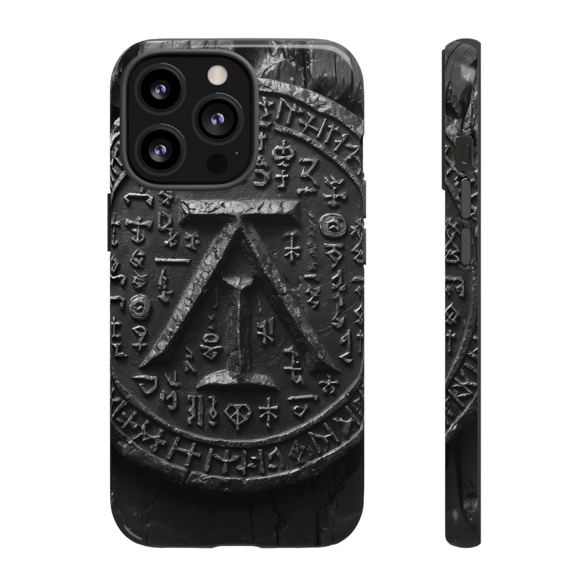 Norse Myth Runes Emblem - Protective Phone Case