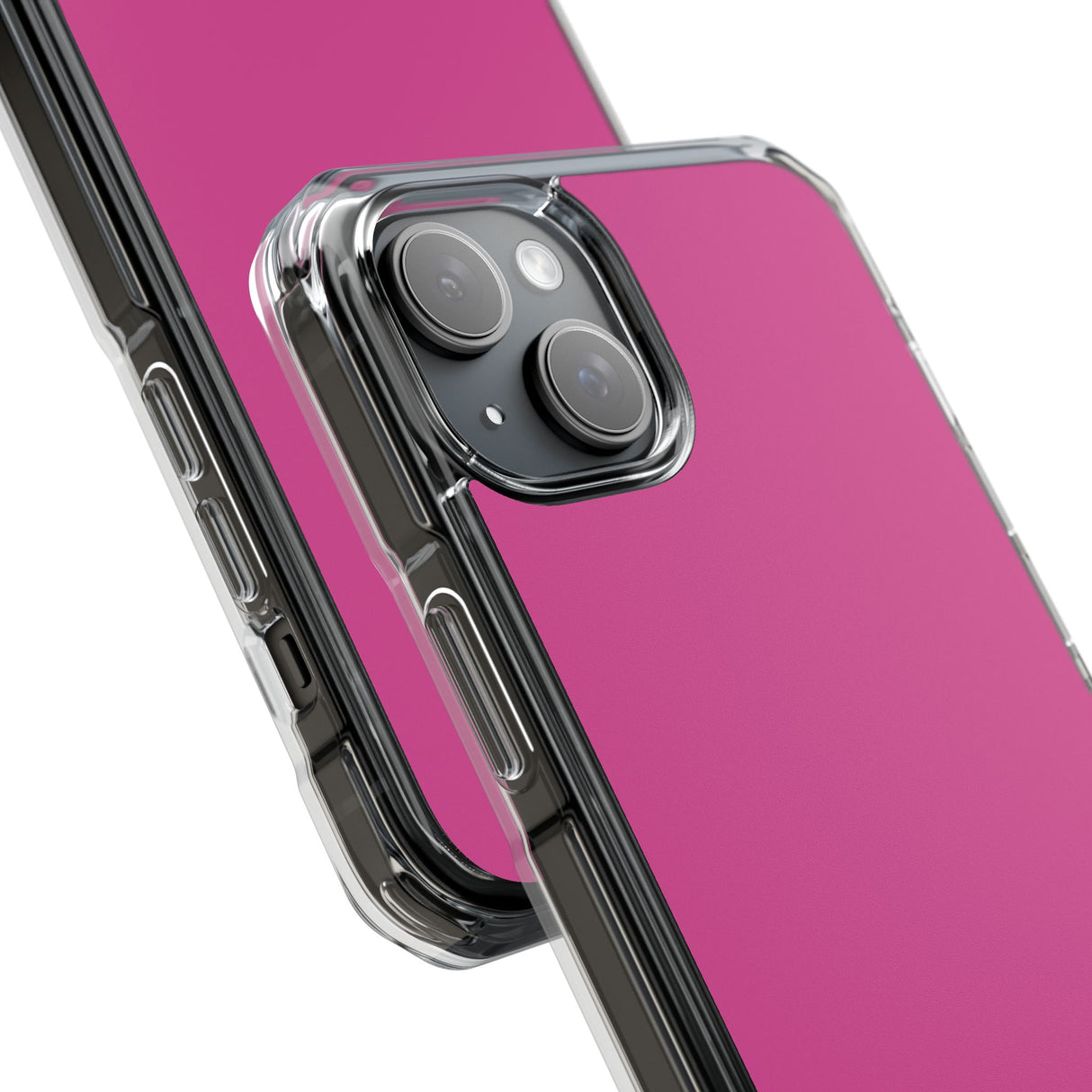 Pink Pantone | Handyhülle für iPhone (Clear Impact Case – magnetisch) 