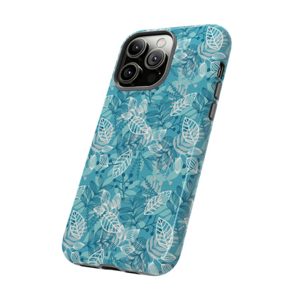 Spring Blue Leaf - Protective Phone Case