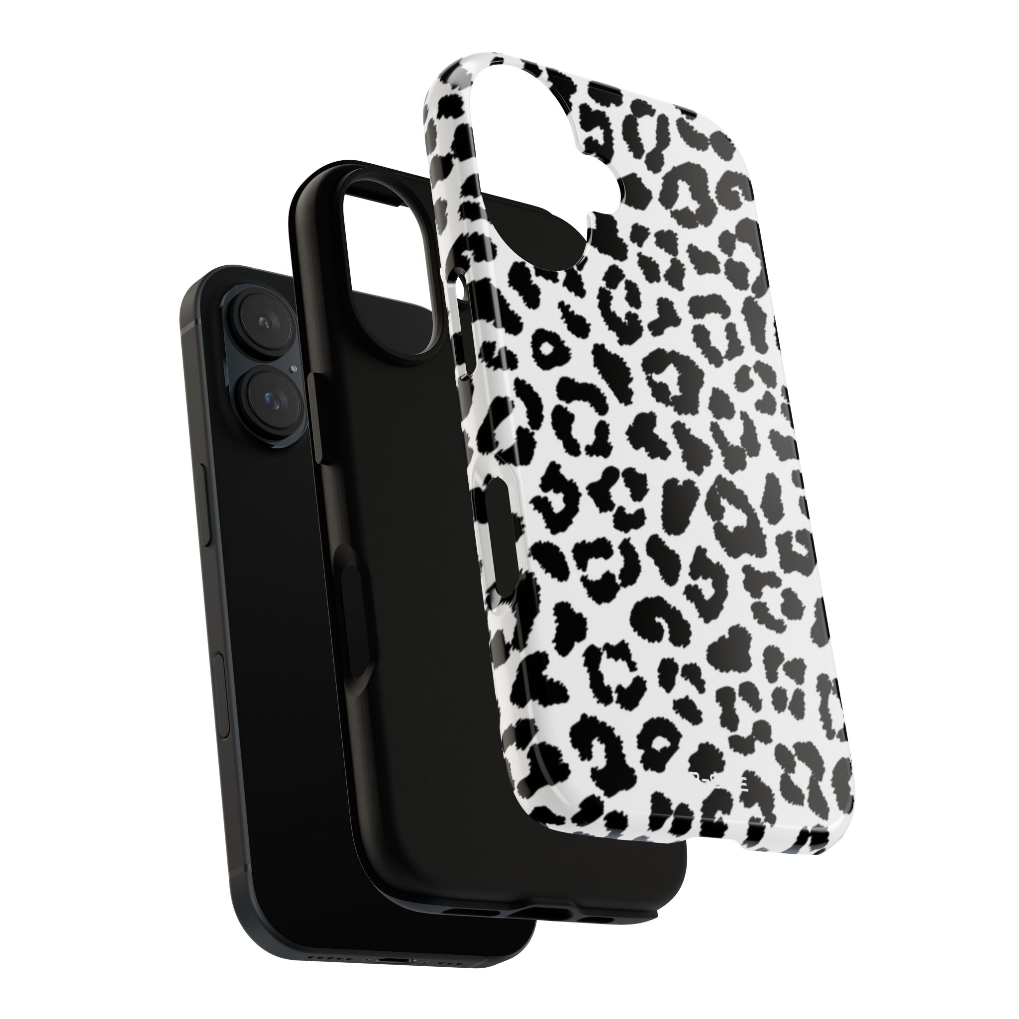 Monochrome Leopard Essence - iPhone Case