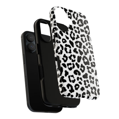 Monochrome Leopard Essence - iPhone Case
