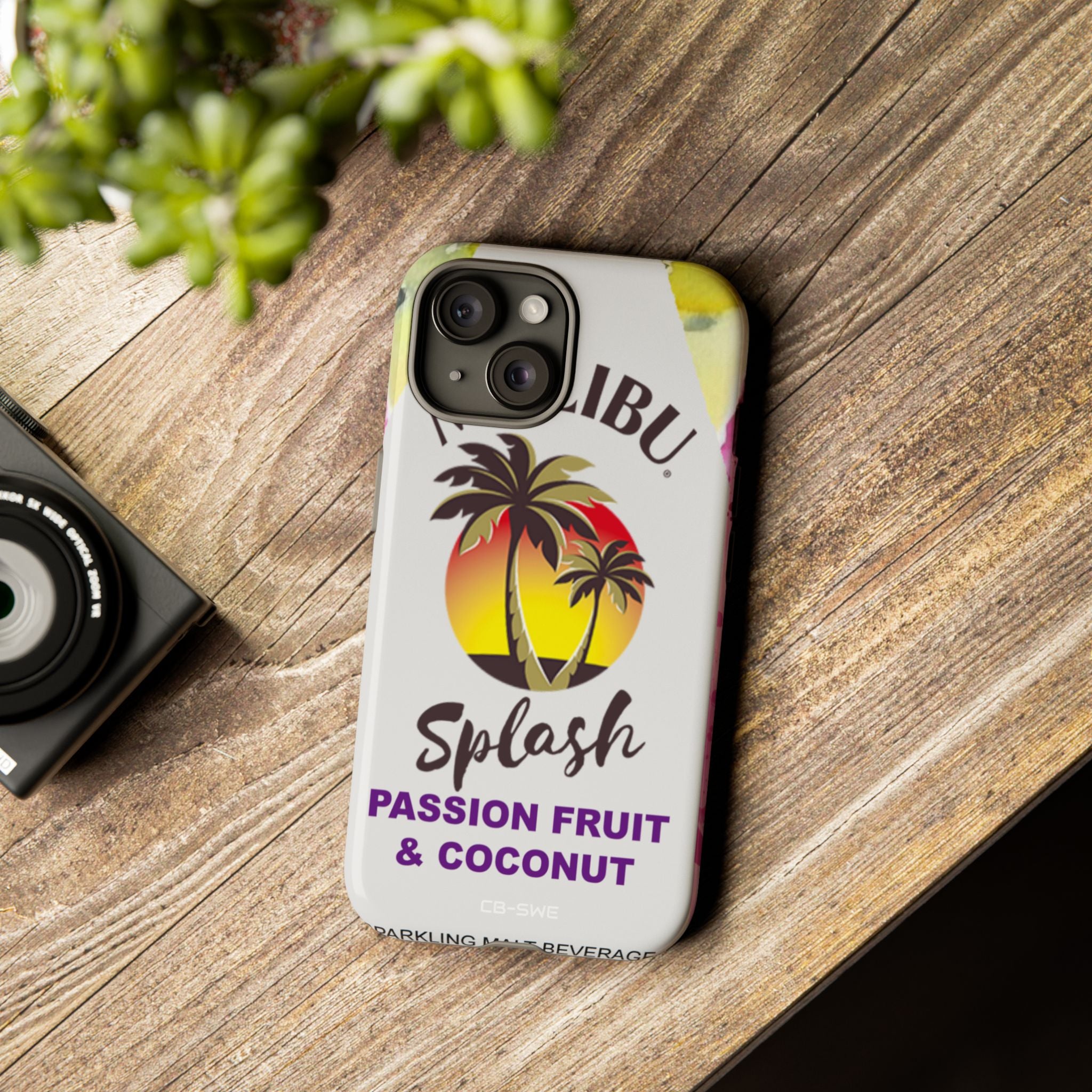 Tropical Sunset Splash - iPhone Case