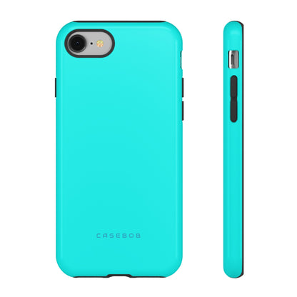 Flourescent Blue - Protective Phone Case