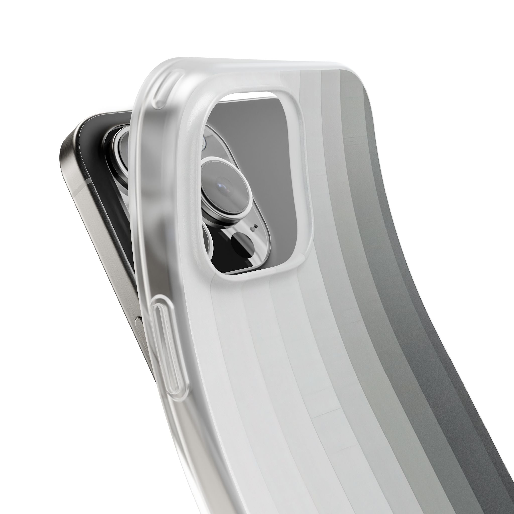 Gradient Bands iPhone 16 Pro Max Case - Soft