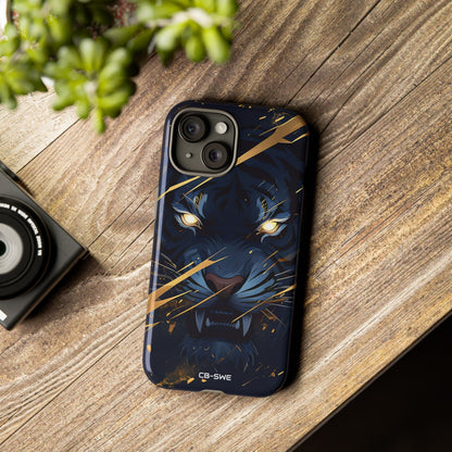 Tiger's Glowing Gaze - iPhone Case