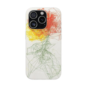 Fiery Blossom | Flexible Phone Case for iPhone