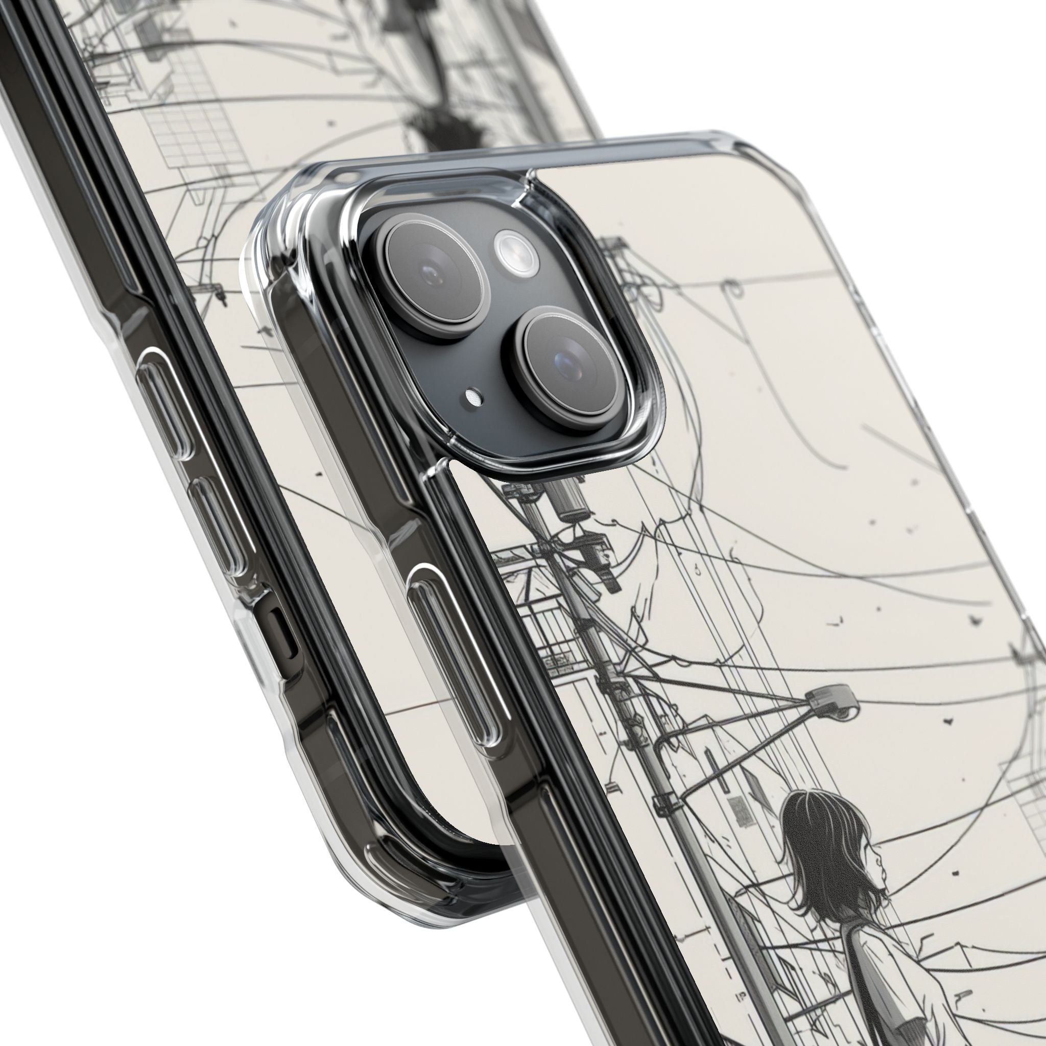 Urban Zen Serenity iPhone 15 - Clear Impact Phone Case