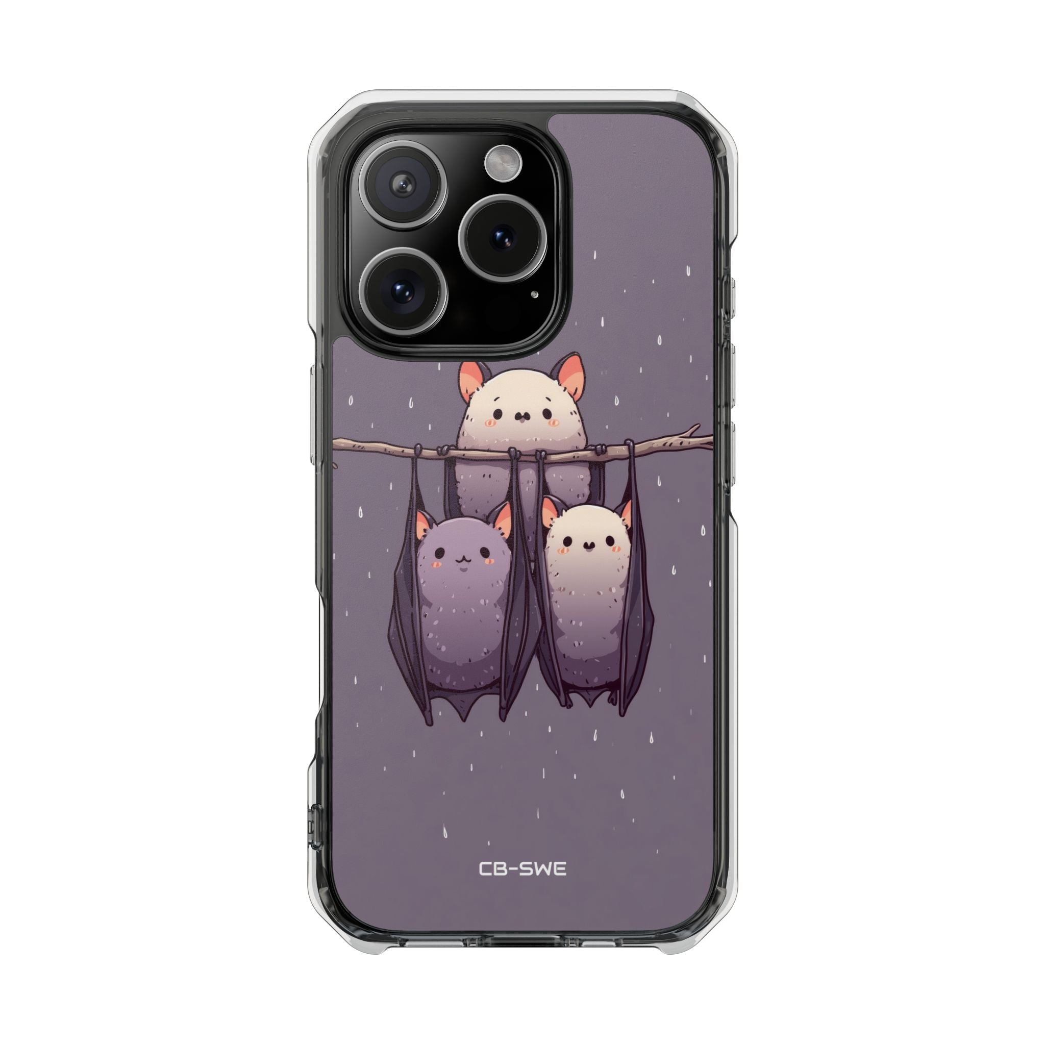 Bats Hang Playfully iPhone Case - Impact
