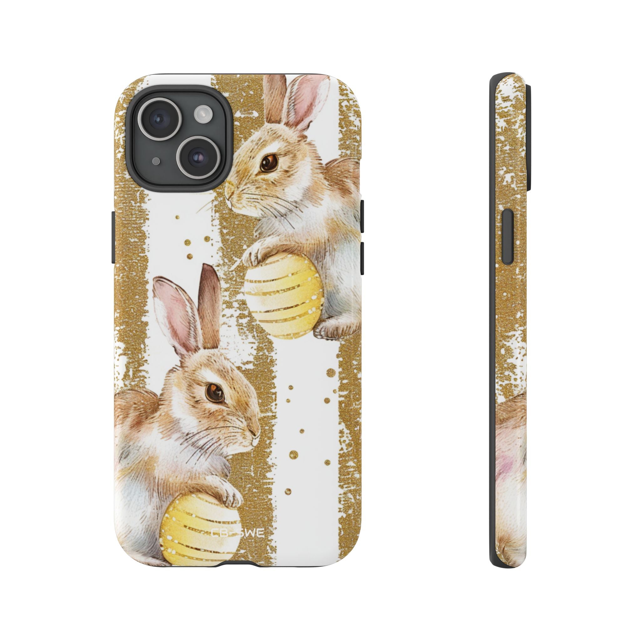 Bunnies Hold Eggs - iPhone Case