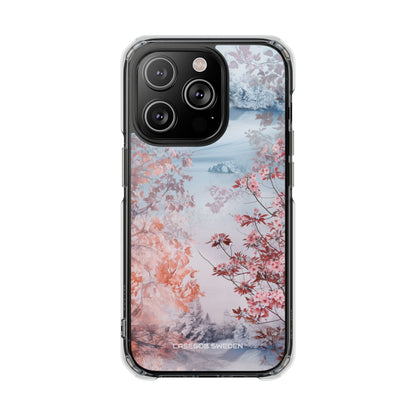 Floral Serenity Case - Clear Impact iPhone 14 Phone Case