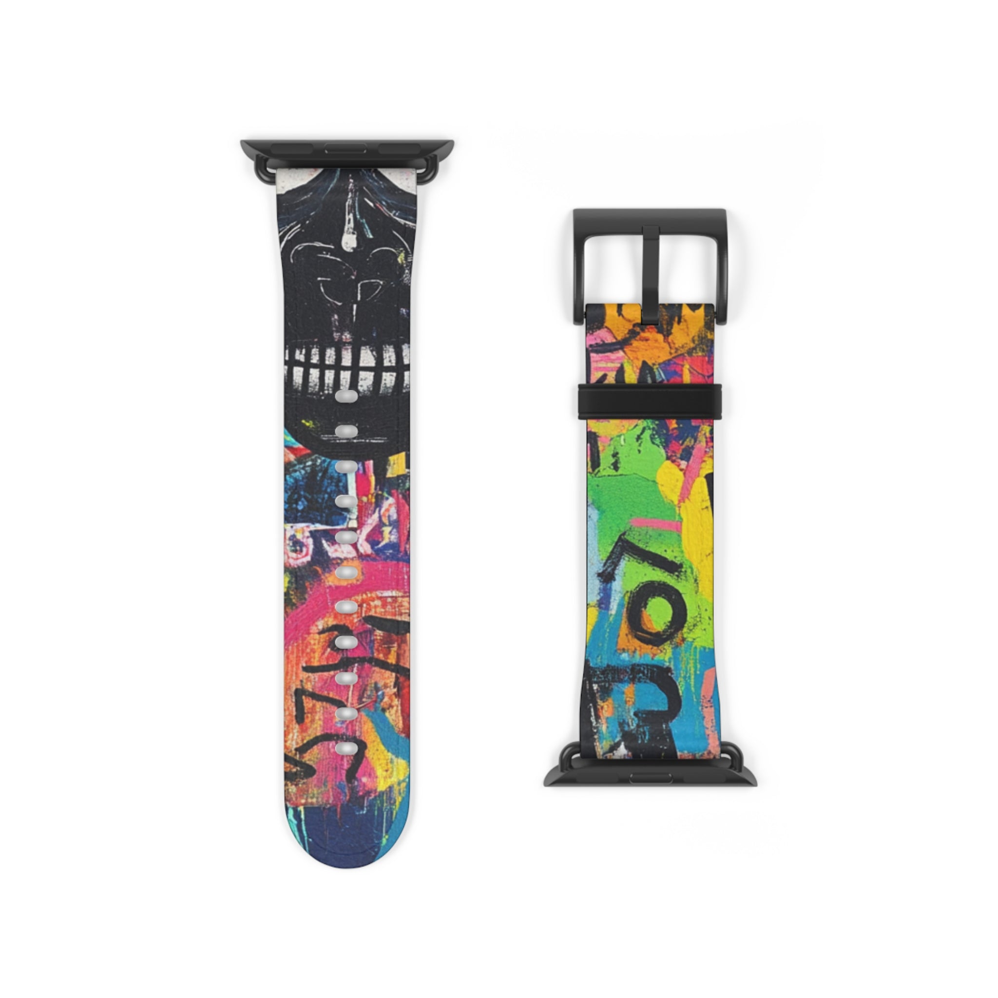 Neon Skull Burst - Watch Band