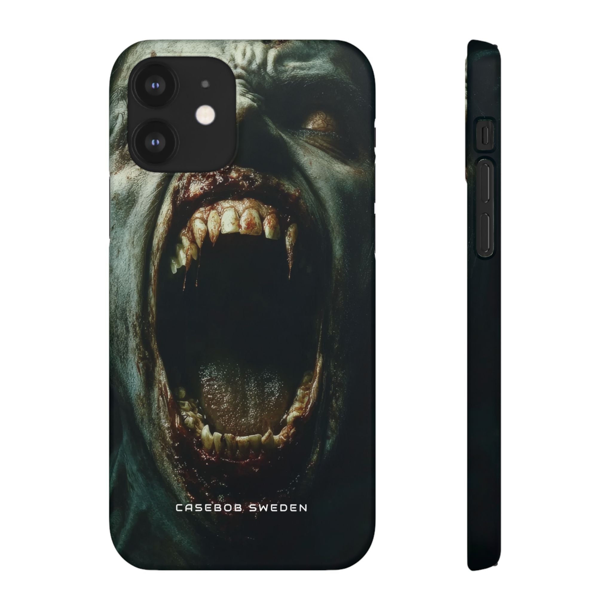 Gothic Wail of Decay iPhone 12 - Slim Phone Case