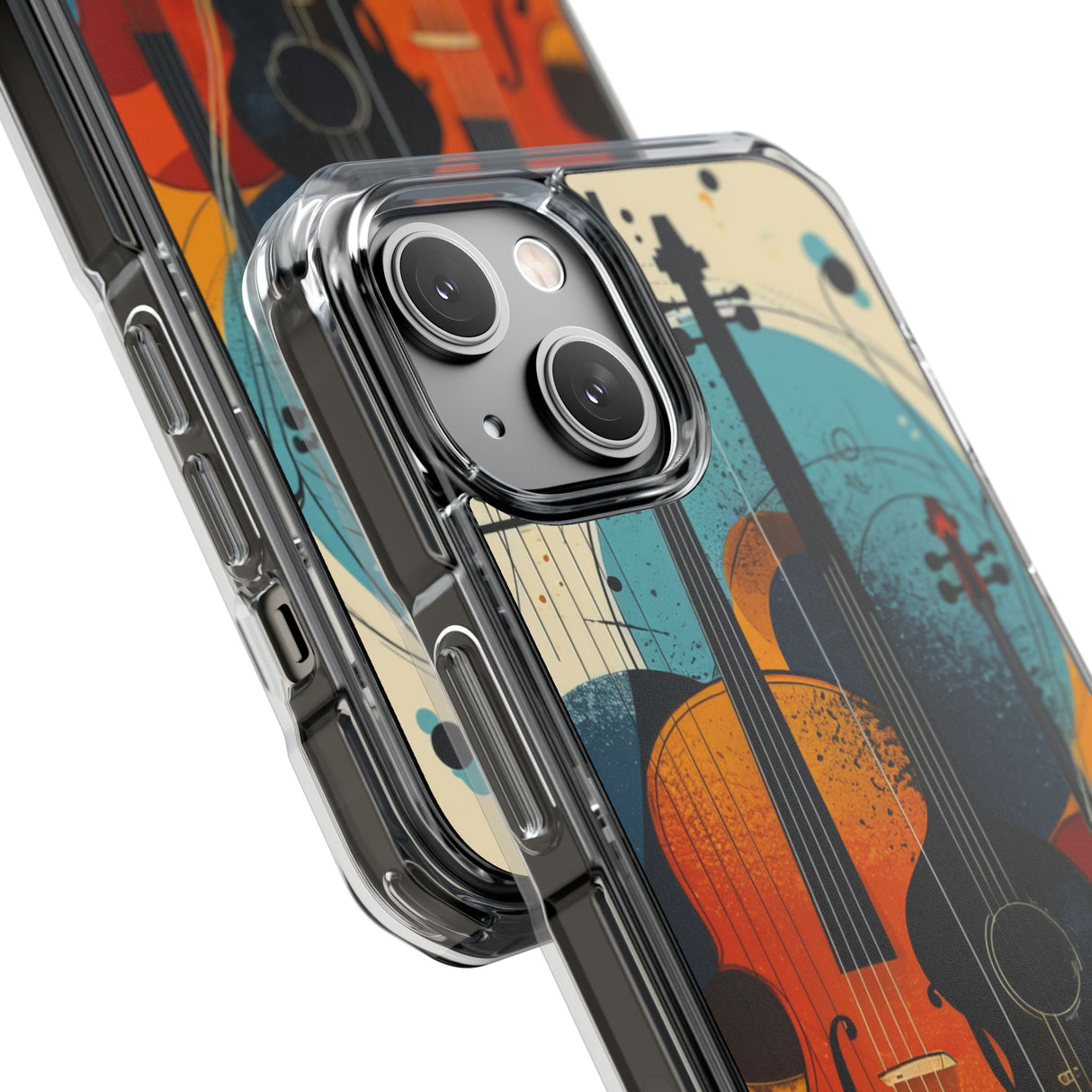 Musical Vortex - Phone Case for iPhone (Clear Impact - Magnetic)