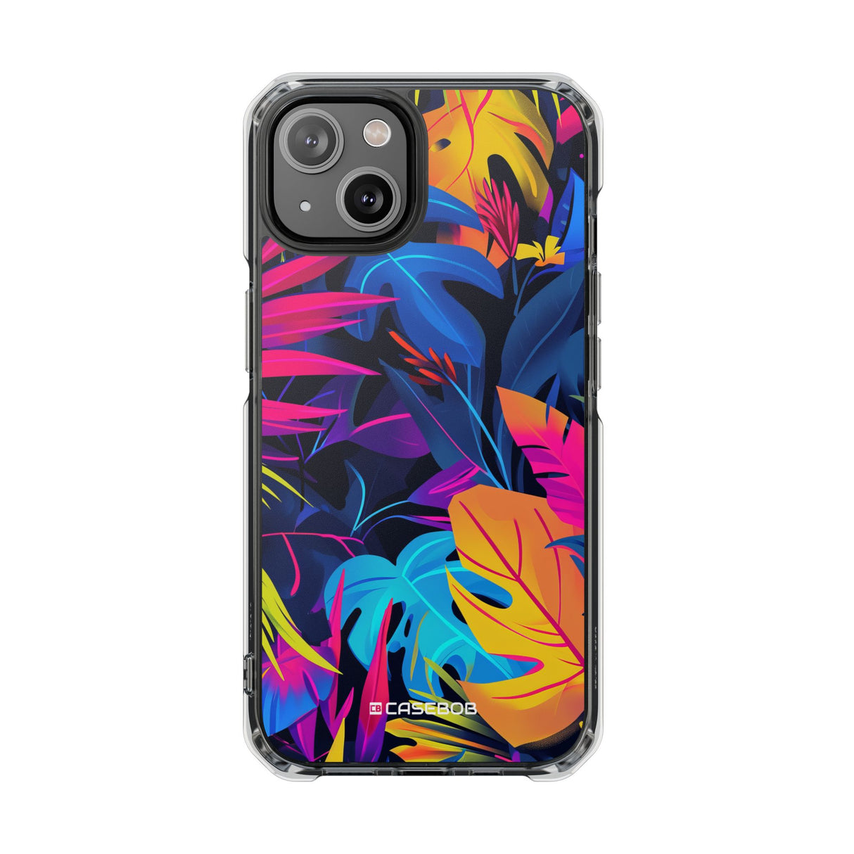 Neon Pantone Pattern | Phone Case for iPhone (Clear Impact Case - Magnetic)