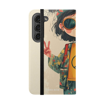 Peace Pigtails - Samsung S23 Case - Wallet