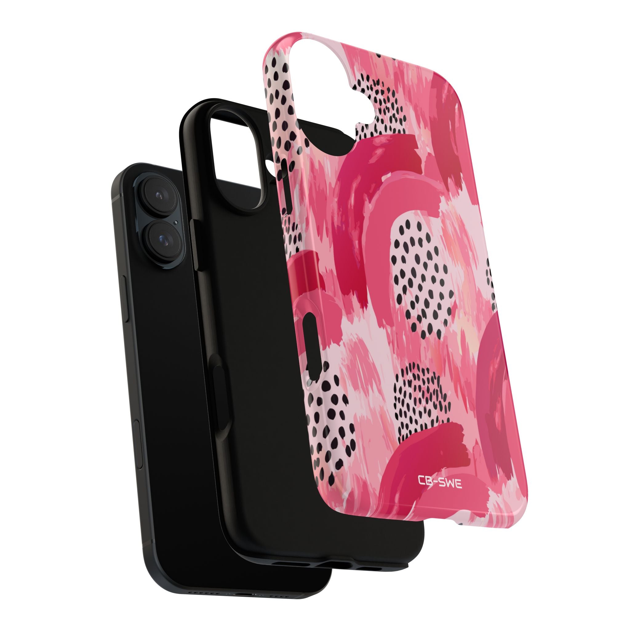 Vibrant Brushwork Dance - iPhone Case