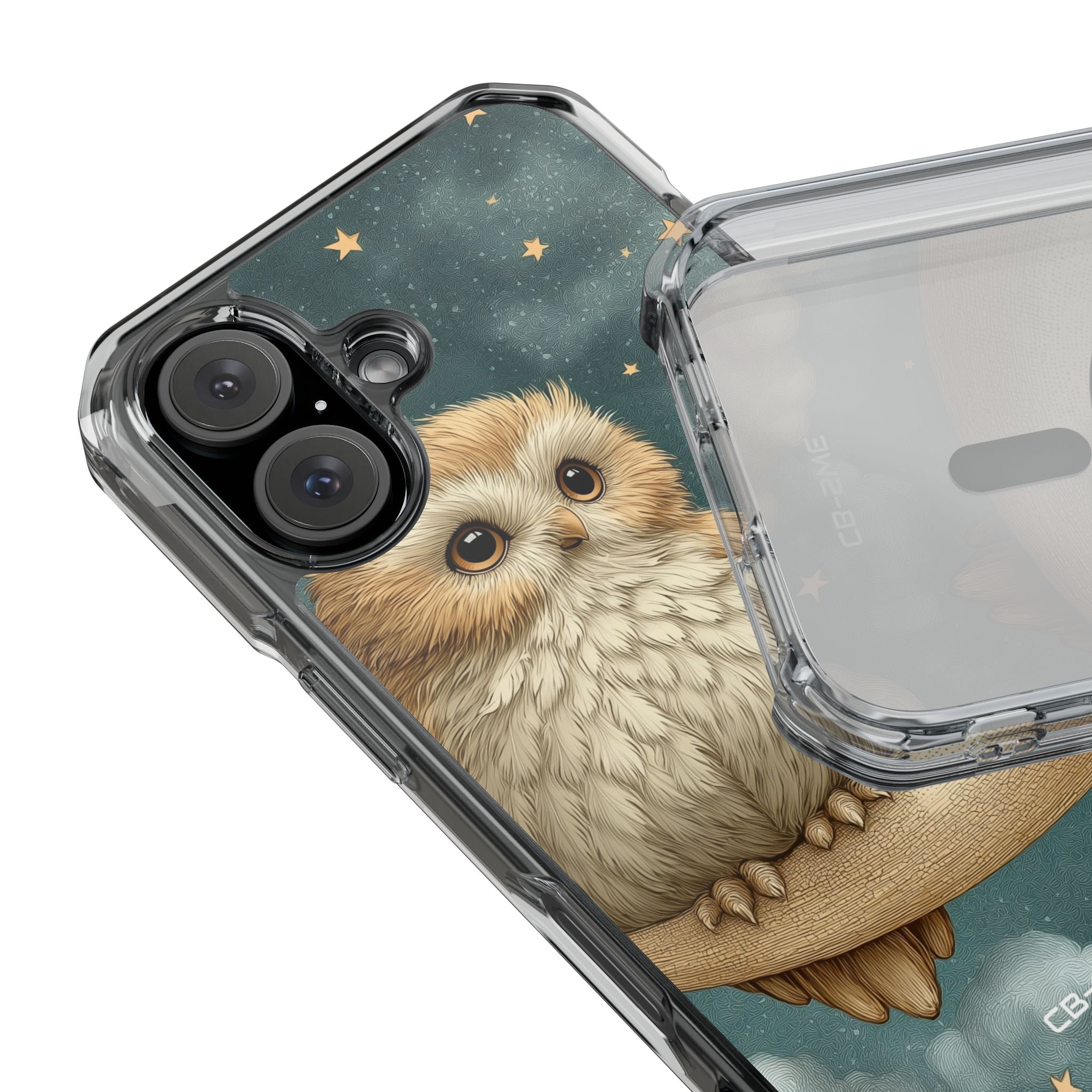 Owls Nestle Moon iPhone Case - Impact