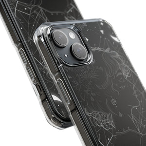 Mystic Starlit Serenity – Handyhülle für iPhone (Clear Impact – Magnetisch)