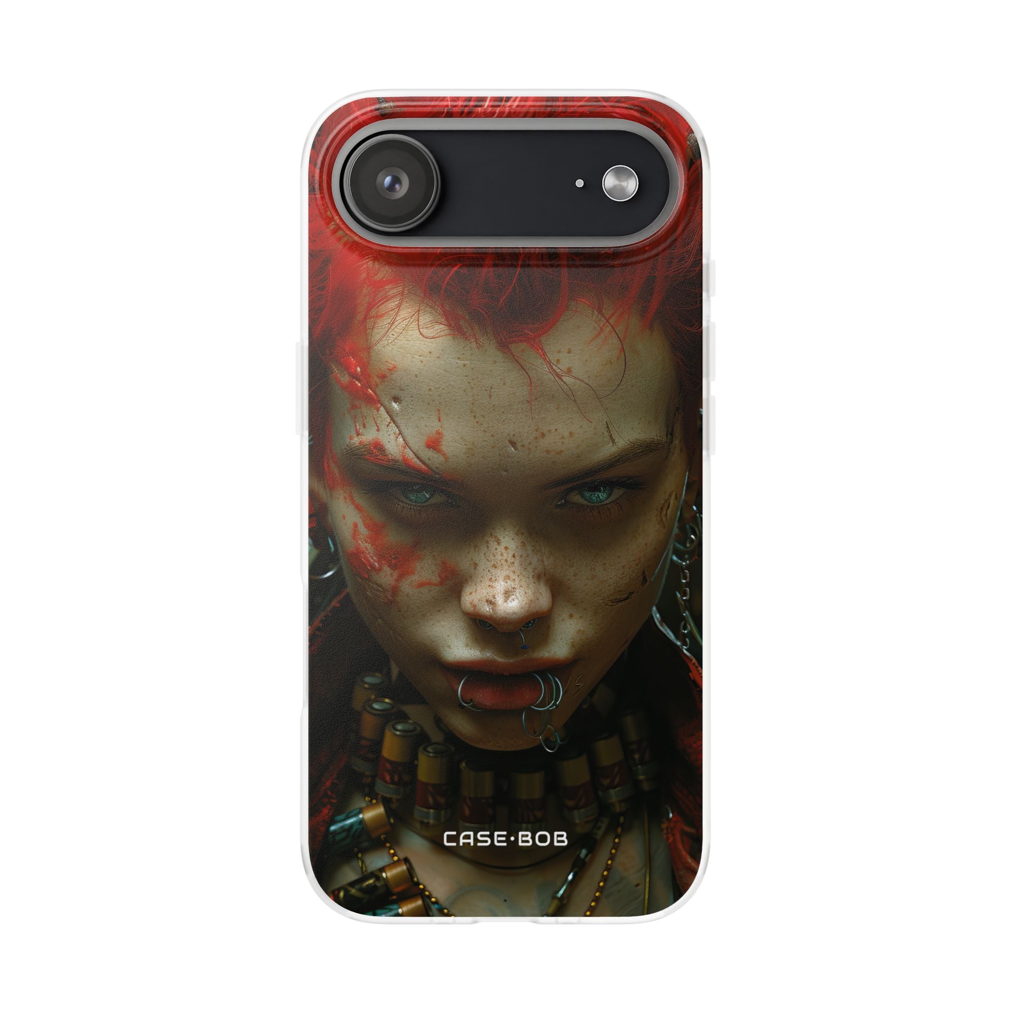 Red Spike Gaze iPhone 17 Air Case - Soft