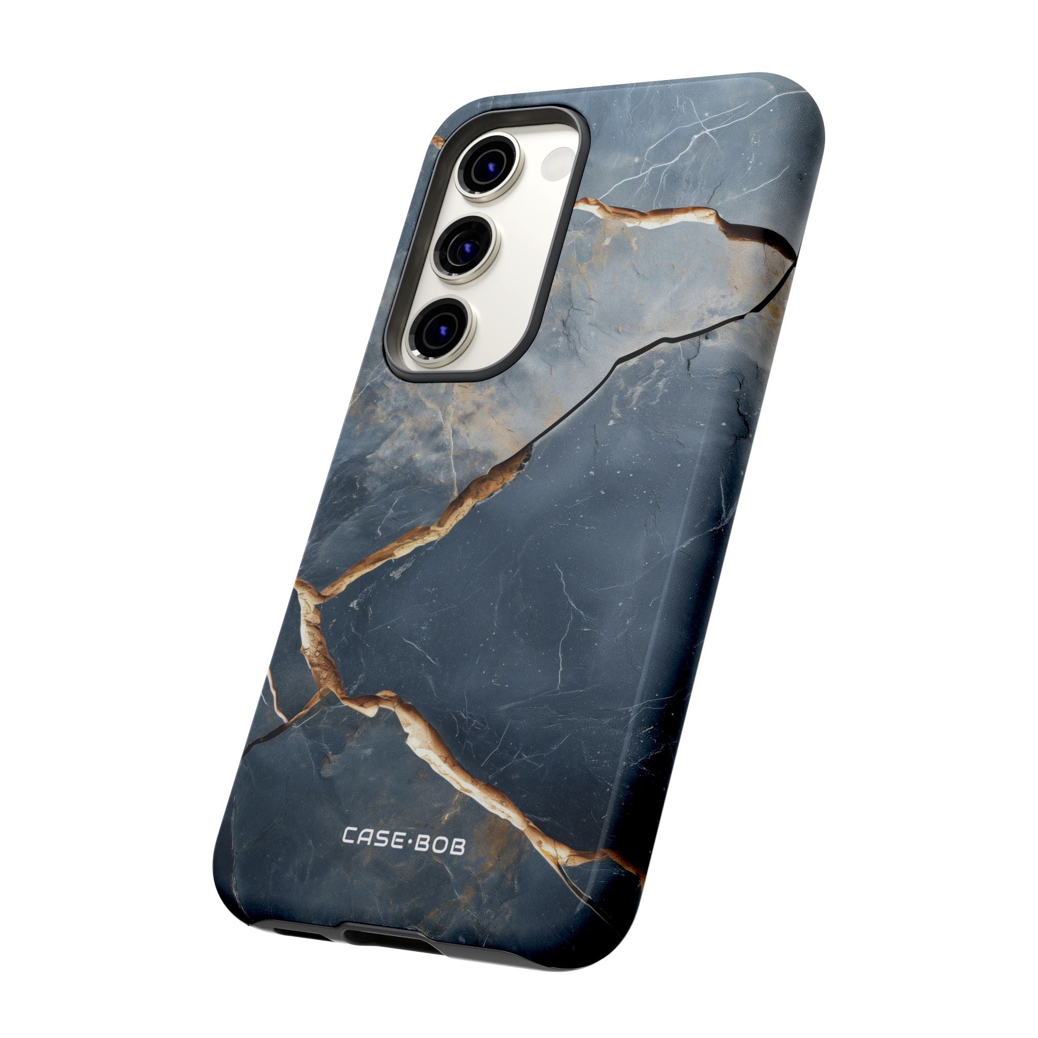 Jagged Vein Navy Samsung S23 Case - Tough
