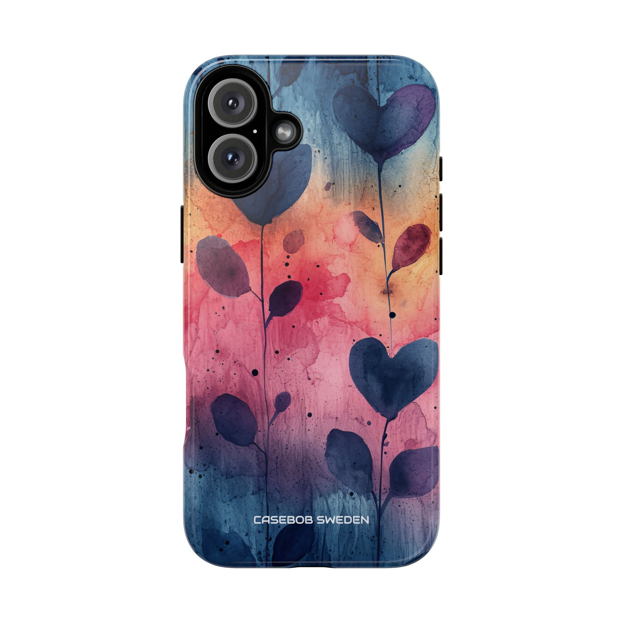 Watercolor Heart Art - Tough iPhone 16 Phone Case