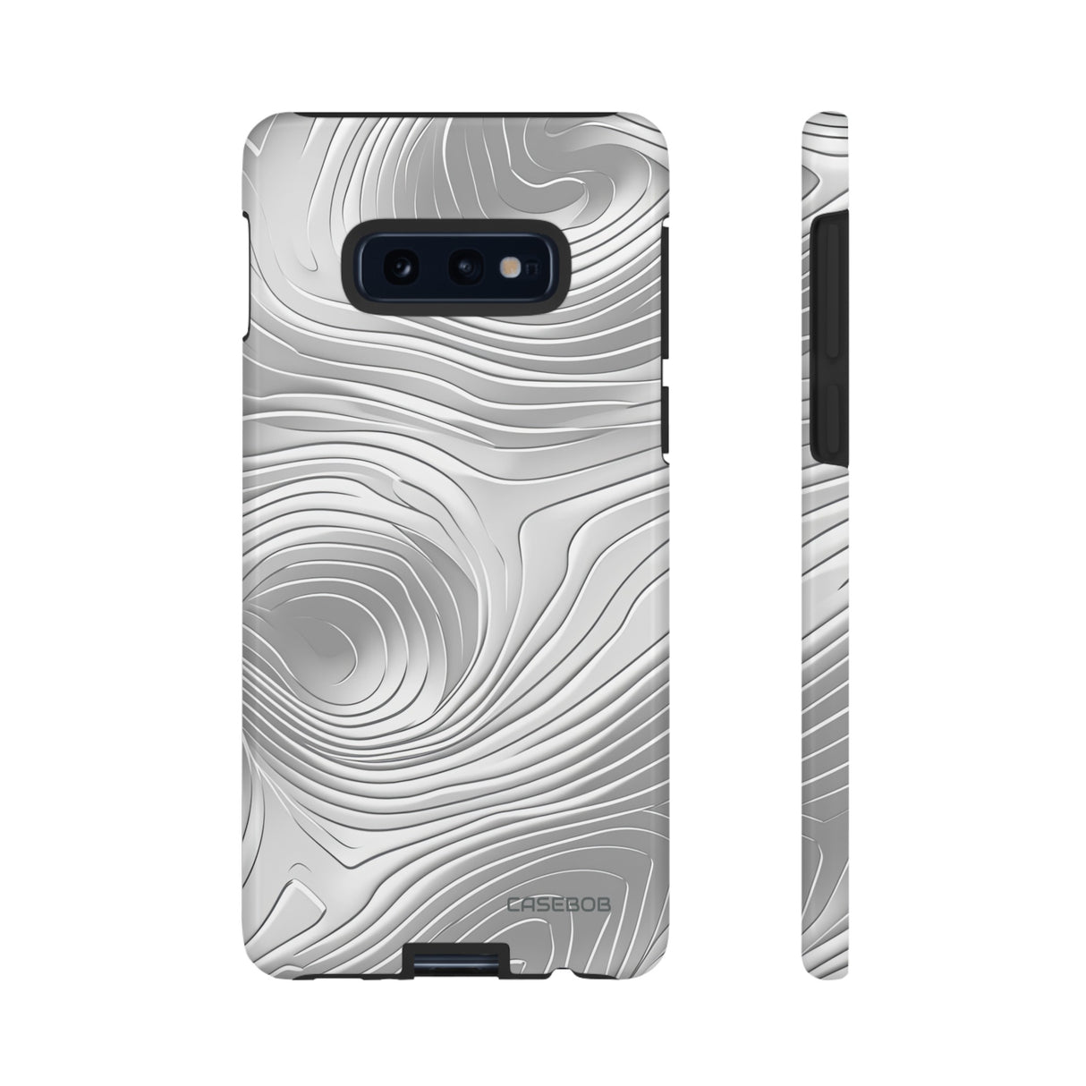 Sleek Grey Minimalism - Protective Phone Case