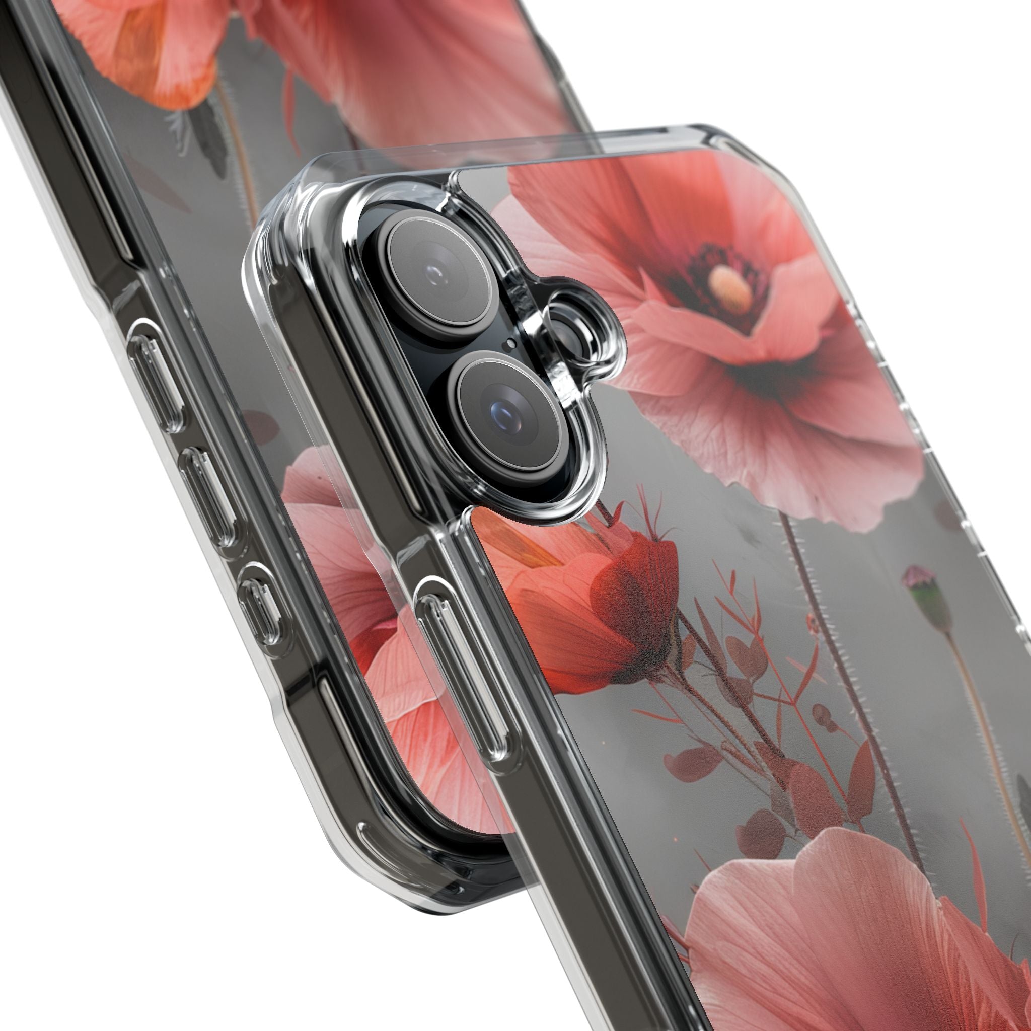 Ethereal Floral Elegance iPhone 16 - Clear Impact Phone Case