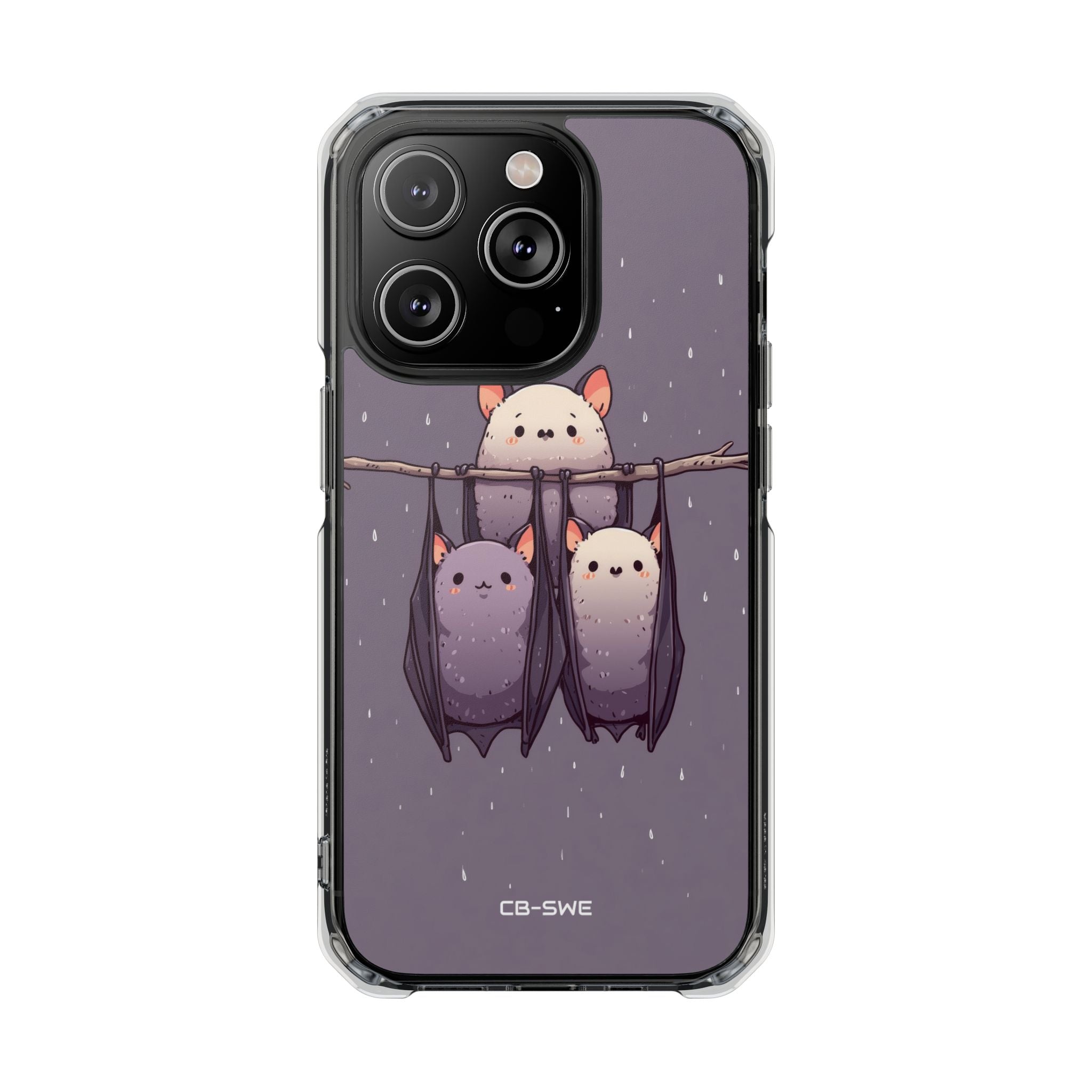 Bats Hang Playfully iPhone Case - Impact