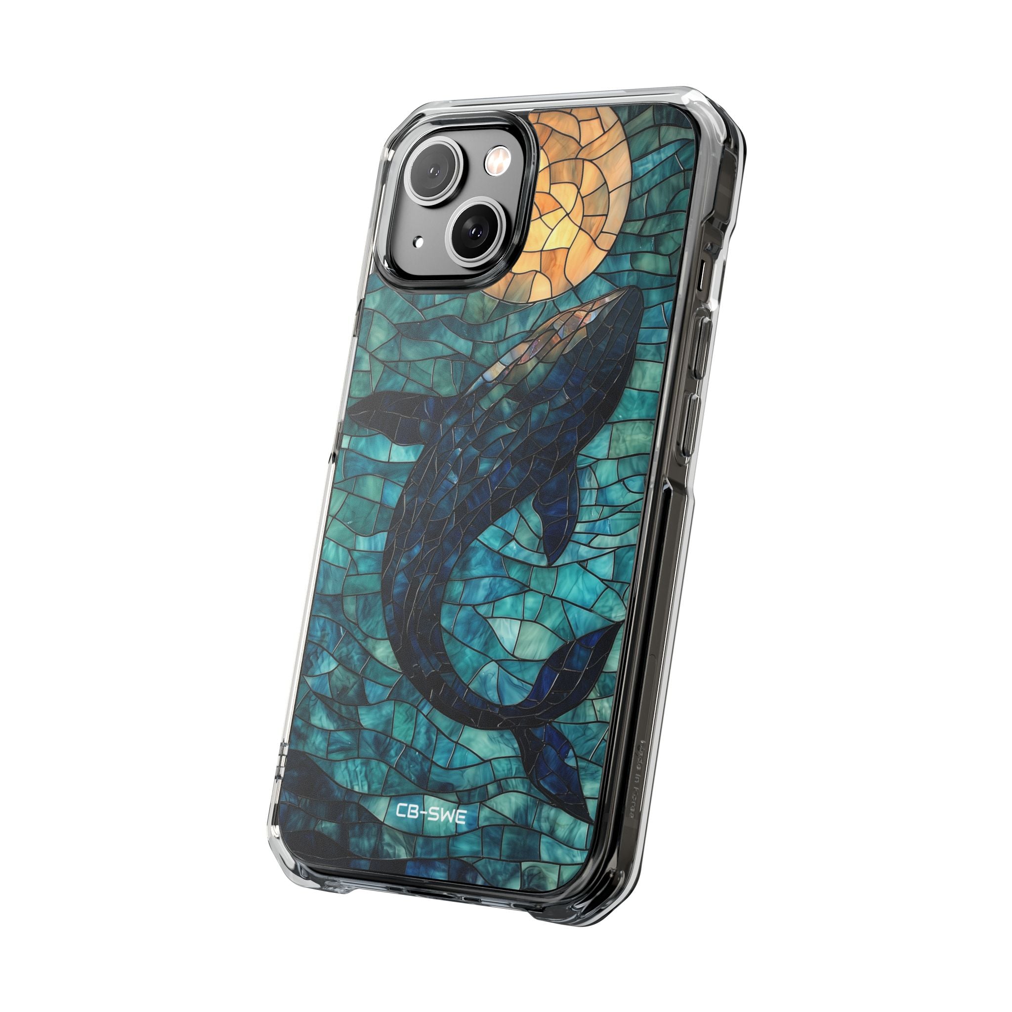 Whale Dives Upward iPhone Case - Impact