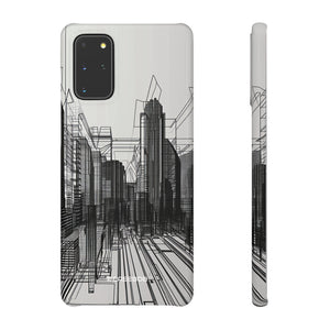 Urban Wireframe | Slim Phone Case for Samsung